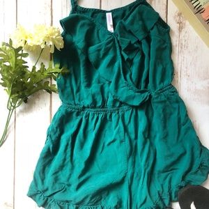 Dark Teal Romper
